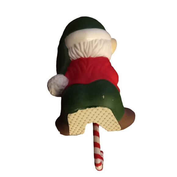 Vtg Earl Ralph Scooter Christmas Stocking Hangers Shelf Sitter Figurines 4.5" - Picture 9 of 12